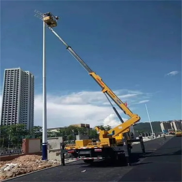 九真镇维修路灯的曲臂升降车出租